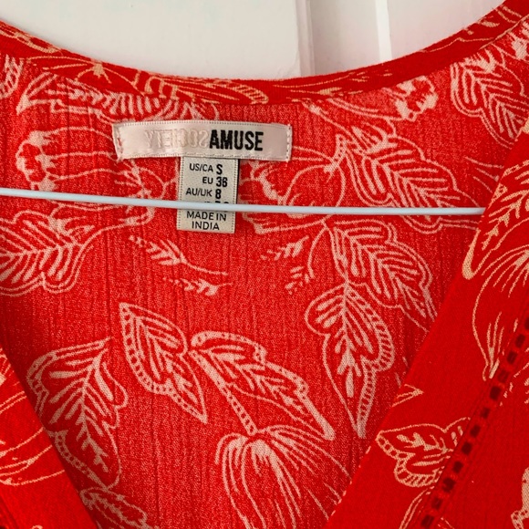 Red floral dress - Picture 2 of 3